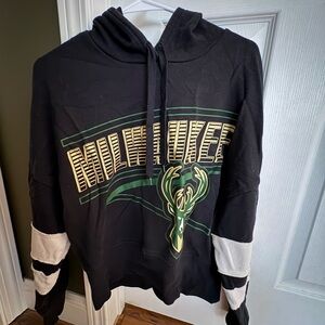 Junk Food Clothing Black and Green Sweatshirt